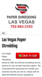 Mobile Screenshot of lasvegasrecorddestruction.com